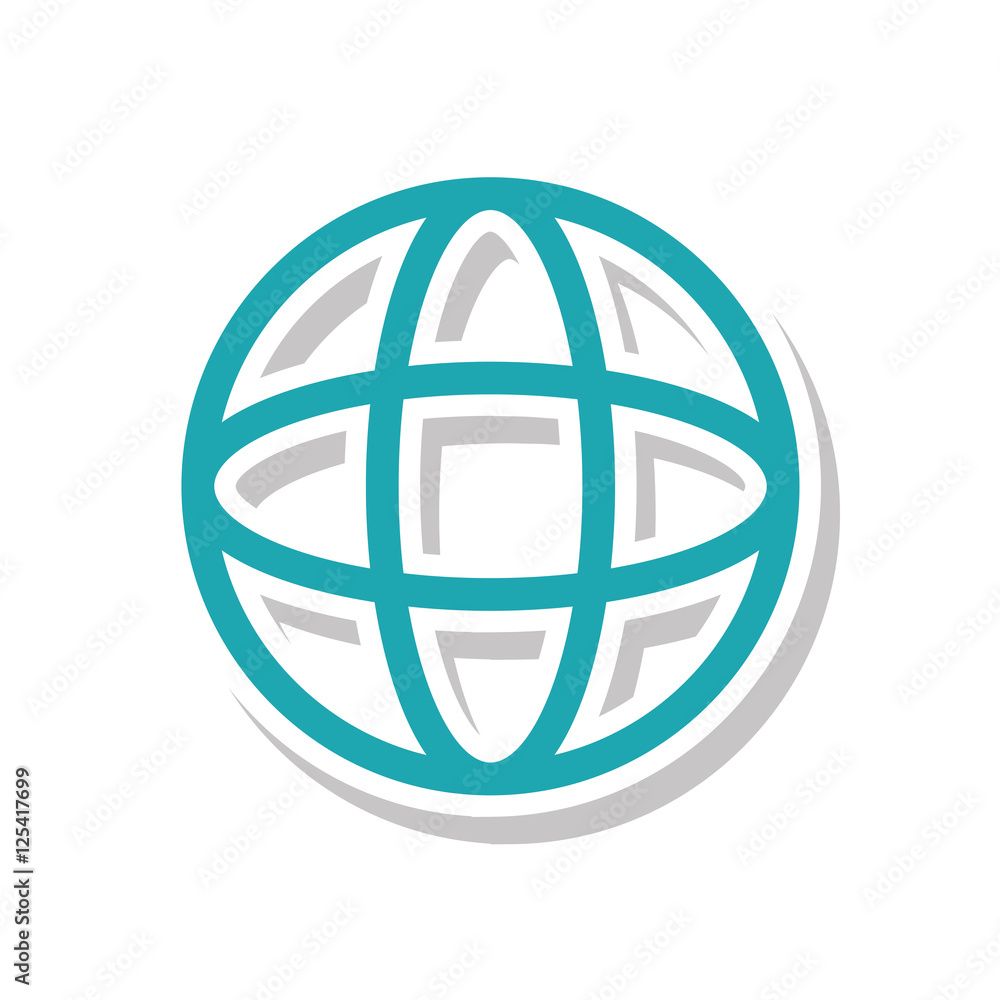 planet sphere isolated icon vector illustration design planet sphere isolated icon vector illustration design