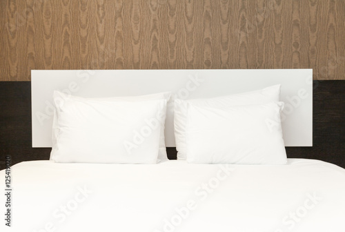 Fototapeta Naklejka Na Ścianę i Meble -  Two white pillows