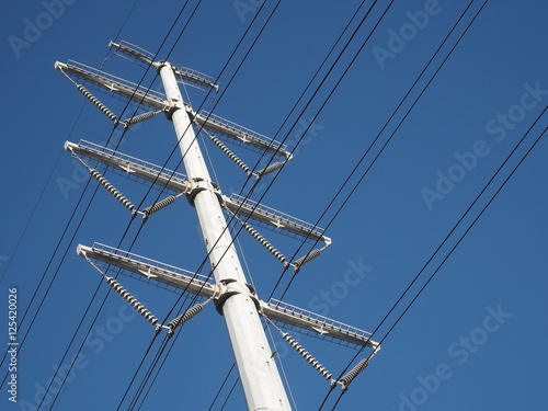 high voltage electrical transmission mono pole