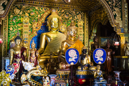 Golden Buddha Statue in temple