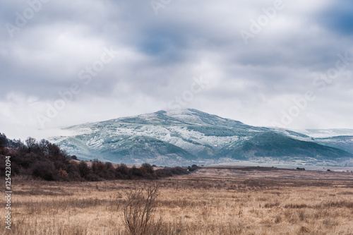 Bulgaria countryside near Koprivshtitsa in Winter photo