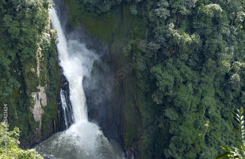 Beautiful Waterfall in Khao Yai national park of Tha
