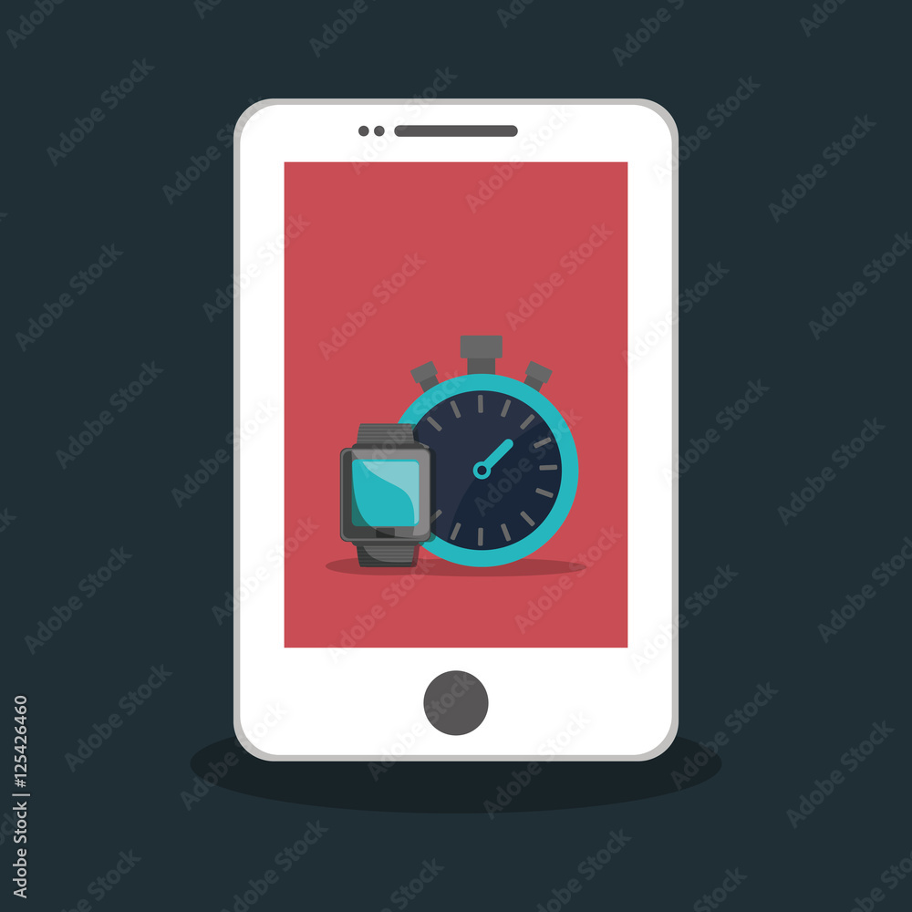 Technology Fitness healthy lifestyle icon vector illustration graphic Technology Fitness healthy lifestyle icon vector illustration graphic
