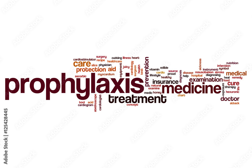 Prophylaxis word cloud Prophylaxis word cloud