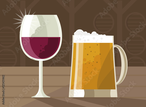 beer and wine