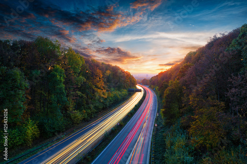 Autobahn in Aachen