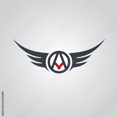 aviator symbol logo logotype theme