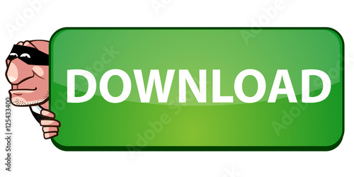 Thief hiding behind download buttons