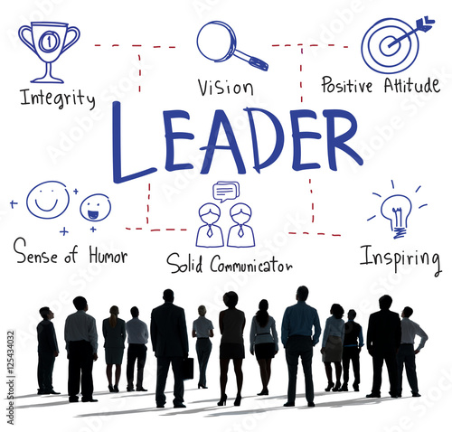 Billede på lærred Leader Authority Boss Coach Director Manager Concept