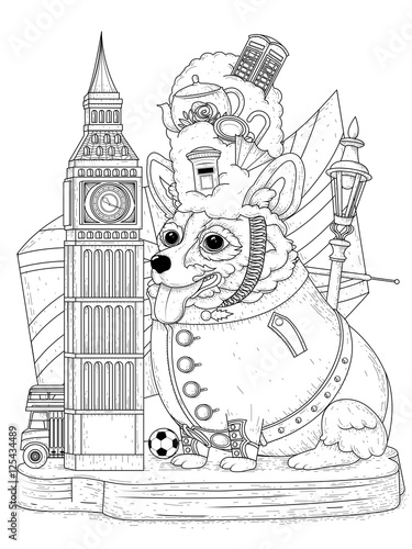 corgi and british elements