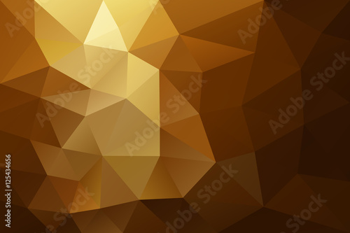 Gold polygonal abtract