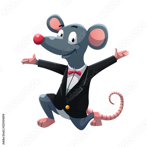 Congrats rat in tuxedo suit