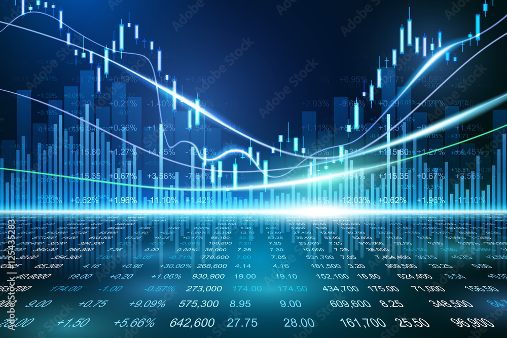 Stock exchange concept