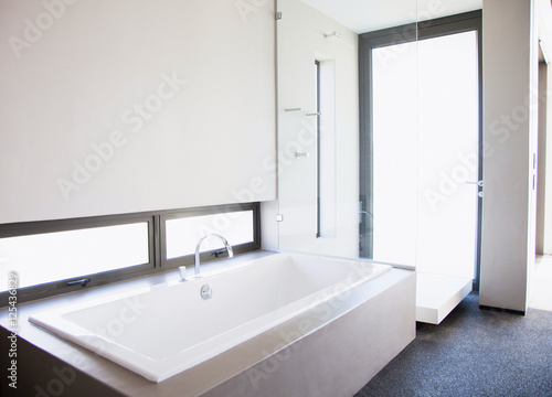 Beautiful Bathroom Interior in New Luxury Home
