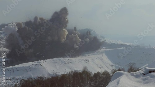 Industrial explosion winter