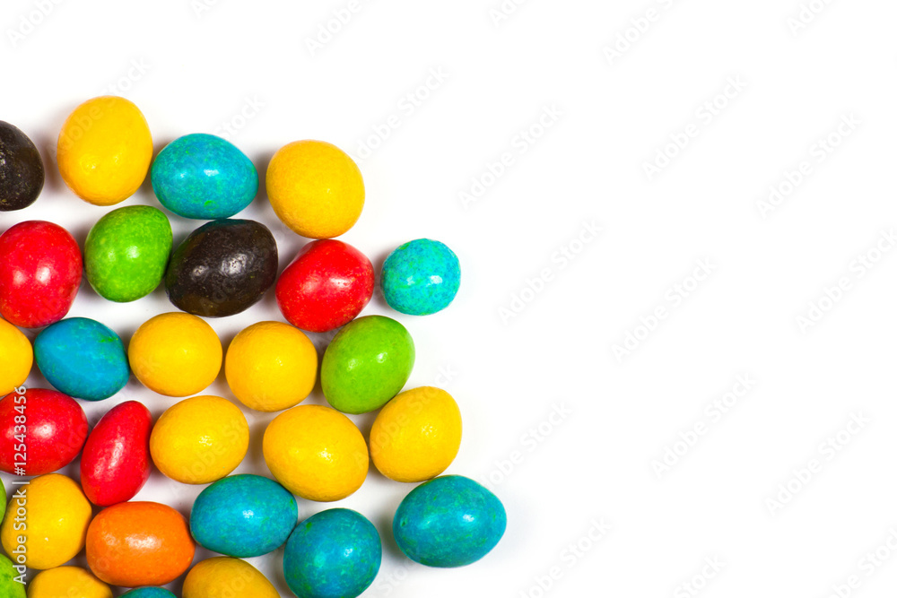Colorful candy in glaze Colorful candy in glaze