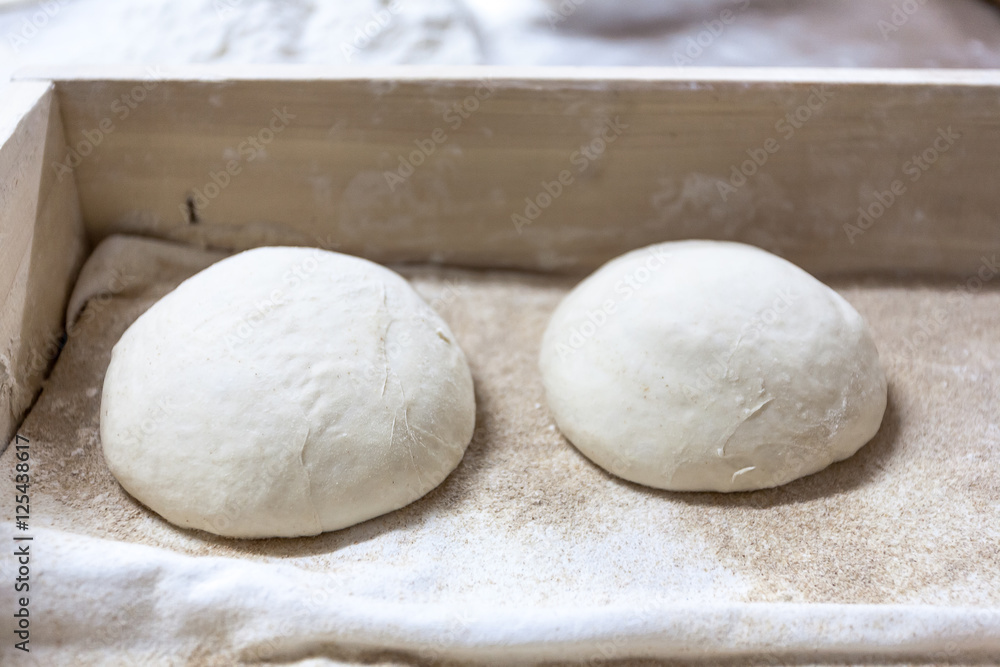 Bread dough in bakery Bread dough in bakery