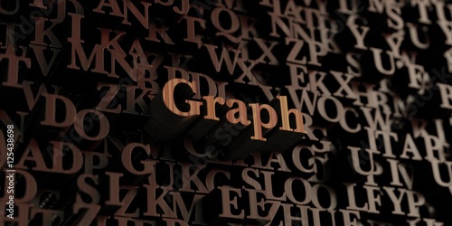 Graph - Wooden 3D rendered letters/message. Can be used for an online banner ad or a print postcard.