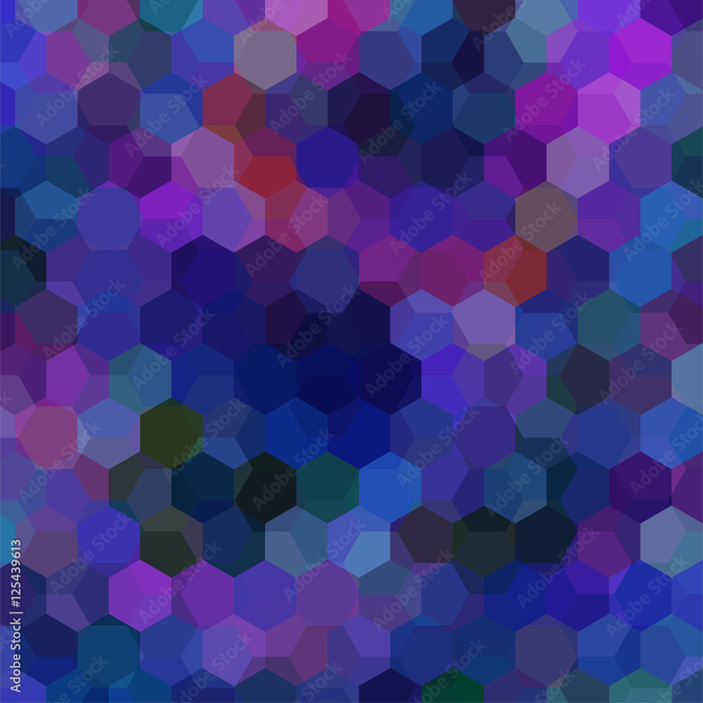 Geometric pattern, vector background with hexagons in purple and blue tones. Illustration pattern Geometric pattern, vector background with hexagons in purple and blue tones. Illustration pattern