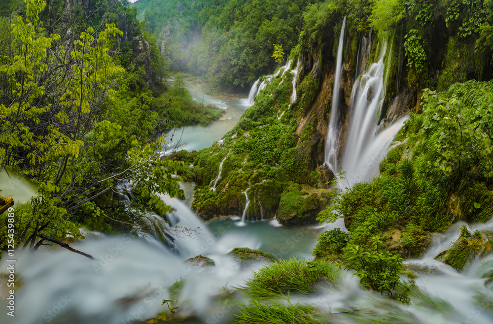 Waterfalls in Plitvice Lakes National Park, Croatia
Waterfalls in Plitvice Lakes National Park, Croatia
