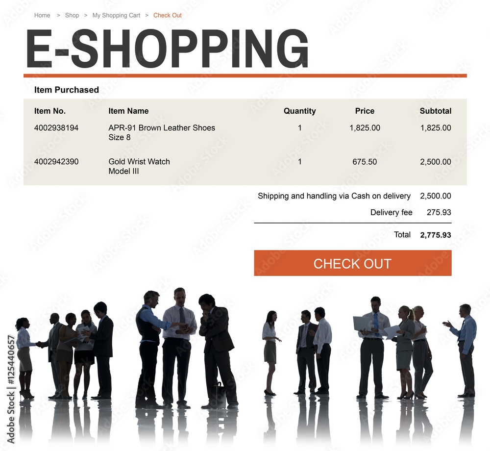 E-commerce Online Shopping Website Technology Concept E-commerce Online Shopping Website Technology Concept