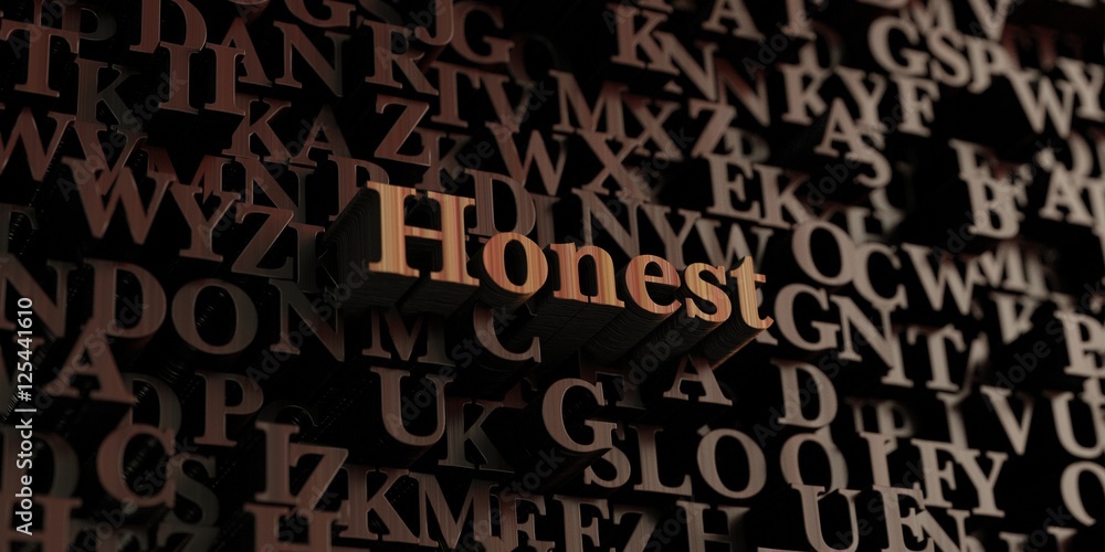 Honest - Wooden 3D rendered letters/message. Can be used for an online banner ad or a print postcard. Honest - Wooden 3D rendered letters/message. Can be used for an online banner ad or a print postcard.