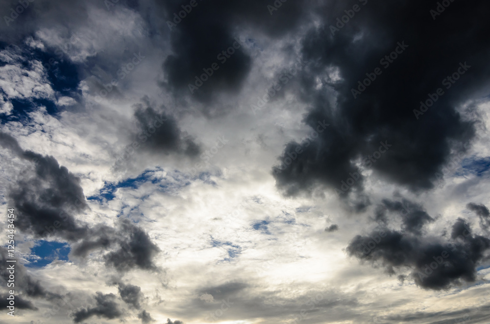 Obraz premium Evening sky, before storm