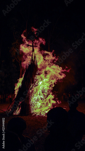 Ceremony of Meskel, Holy Cross finding festival, burning cross, Bahir Dar , Ethiopia