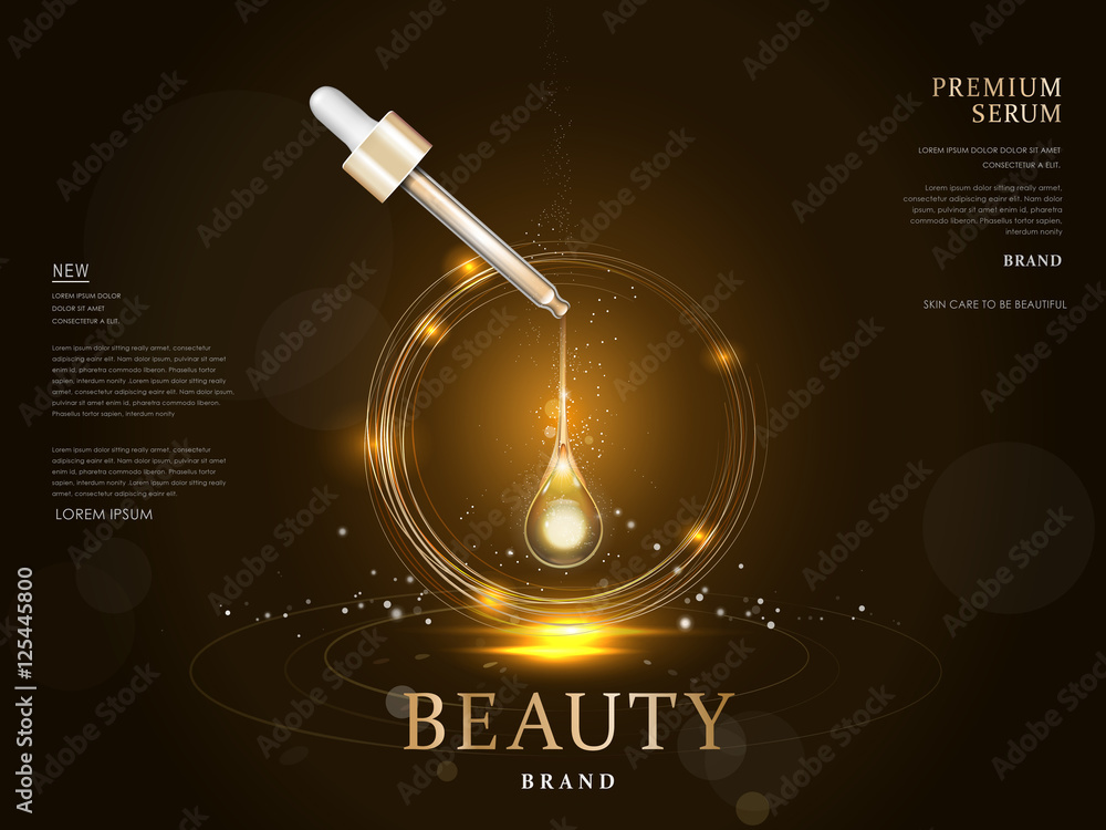 Fototapeta premium premium serum container