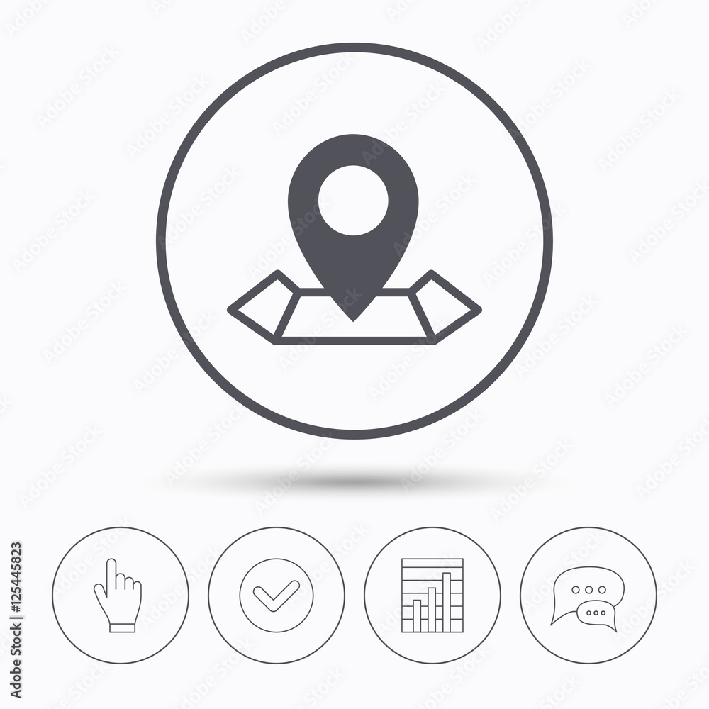 Location icon. Map pointer sign. Location icon. Map pointer sign.