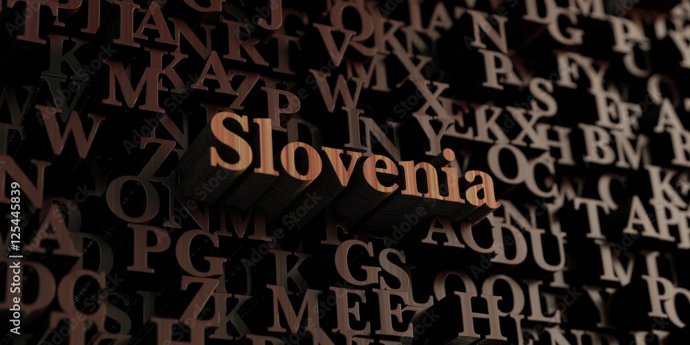 Slovenia - Wooden 3D rendered letters/message. Can be used for an online banner ad or a print postcard. Slovenia - Wooden 3D rendered letters/message. Can be used for an online banner ad or a print postcard.