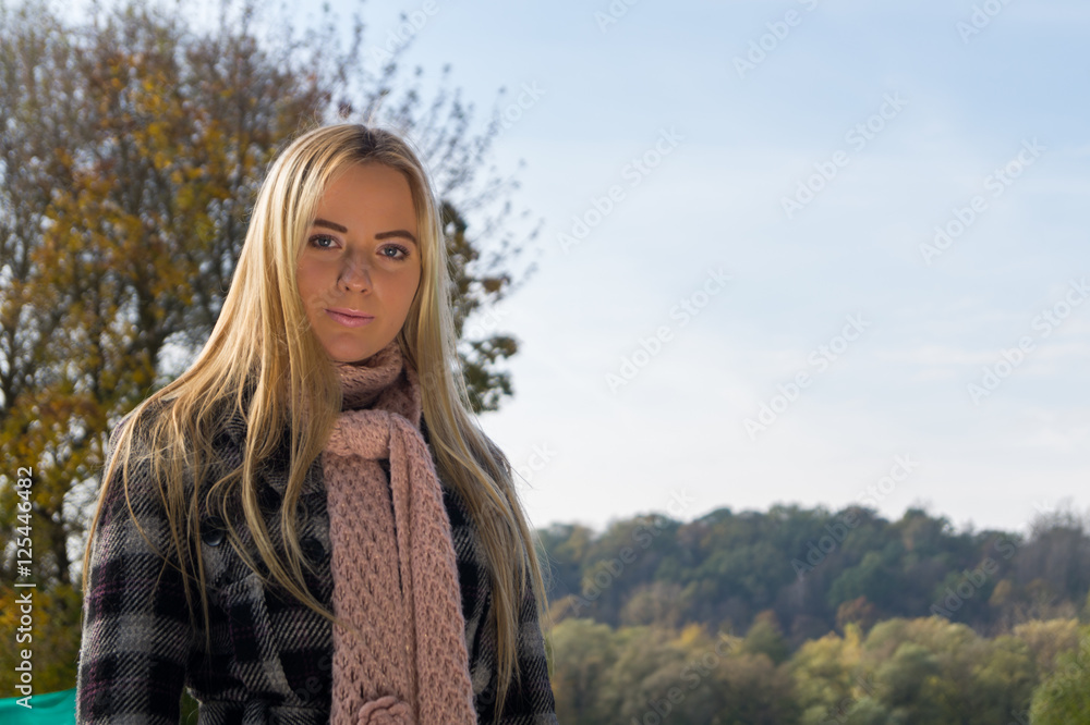 Smiling blonde girl. Portrait of happy cheerful beautiful young Smiling blonde girl. Portrait of happy cheerful beautiful young