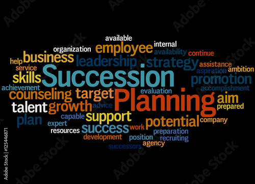 Succession Planning, word cloud concept 6