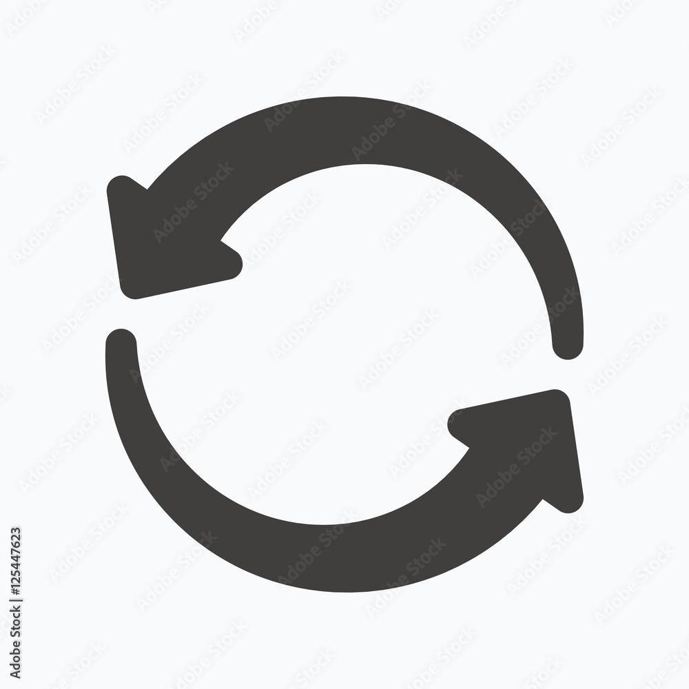 Update icon. Refresh or repeat sign. Update icon. Refresh or repeat sign.