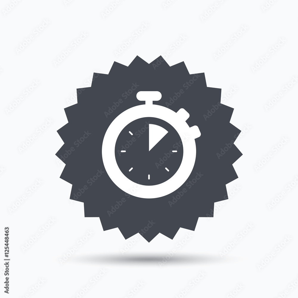 Stopwatch icon. Timer or clock device sign. Stopwatch icon. Timer or clock device sign.