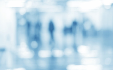 medical blue blurred background