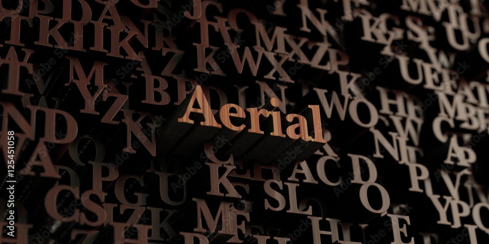 Aerial - Wooden 3D rendered letters/message. Can be used for an online banner ad or a print postcard. Aerial - Wooden 3D rendered letters/message. Can be used for an online banner ad or a print postcard.