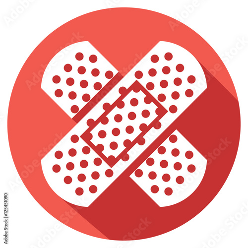 adhesive bandage flat icon