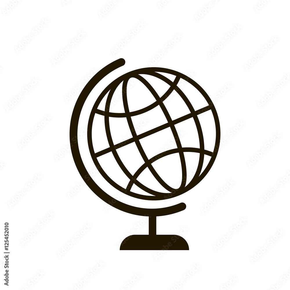 Globe icon vector Globe icon vector