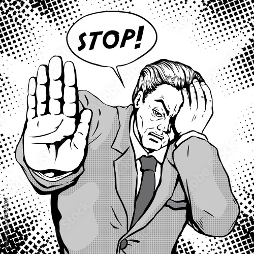 comic male stop