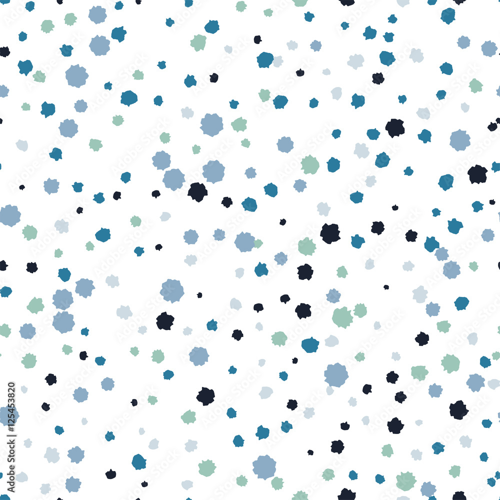 Vector abstract seamless pattern with ink drops of different colors Vector abstract seamless pattern with ink drops of different colors