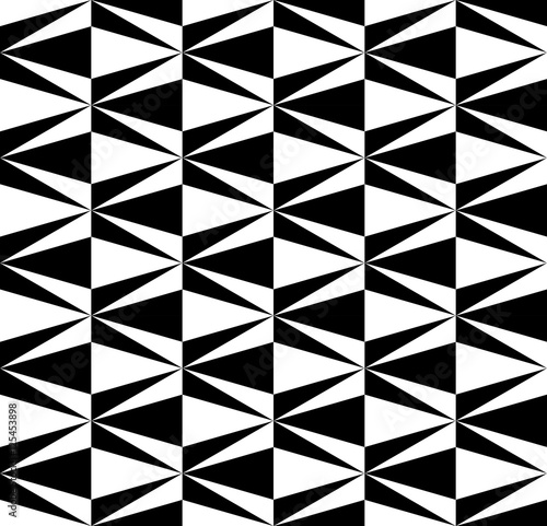 Vector modern abstract geometry tile pattern. black and white seamless geometric background . subtle pillow and bed sheet design. creative art deco. hipster fashion print