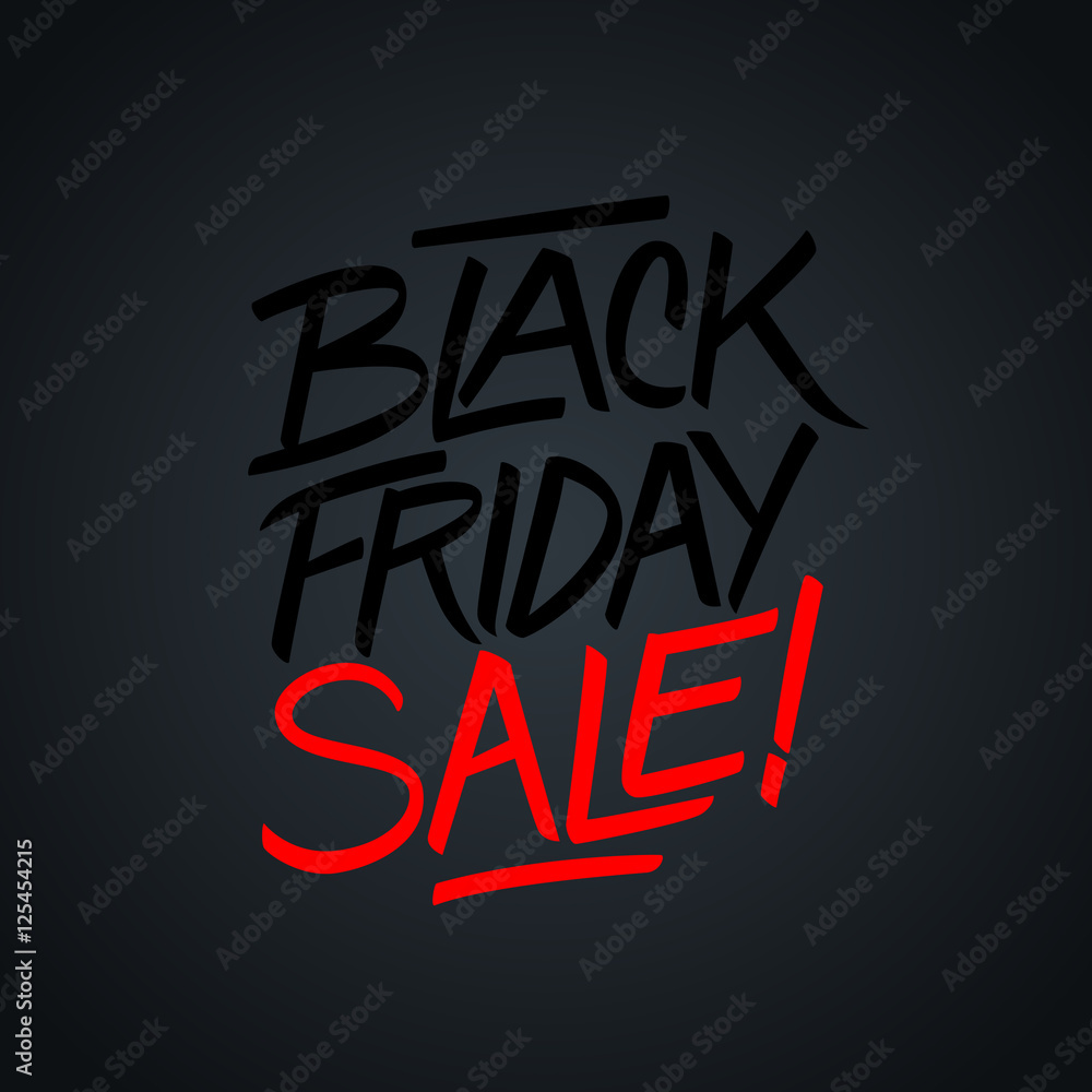 Black friday sale hand written lettering. Calligraphic element for business, promotion and advertising. Vector illustration. Black friday sale hand written lettering. Calligraphic element for business, promotion and advertising. Vector illustration.