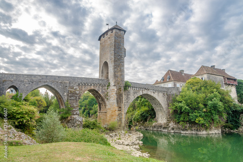 Orthez - Bridge over river Gave de Pau in France