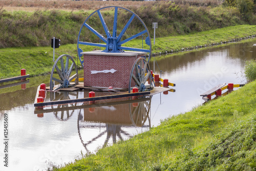 Fototapeta Naklejka Na Ścianę i Meble -  Historic canal near Elblag. Jelenie ramp.