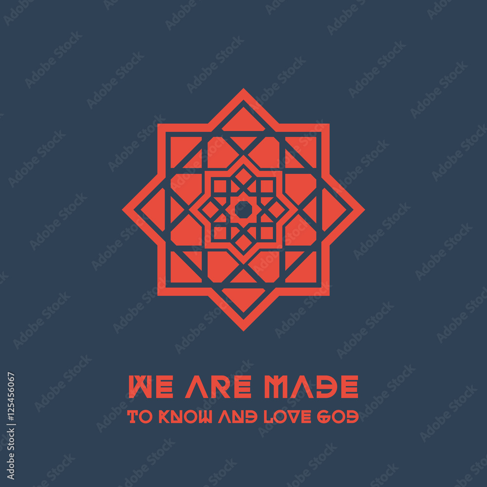 Asian Religious Poster with Buddha Quote