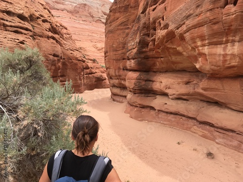 slot canyon, Grand Staircase-Escalante, Utah, USA photo