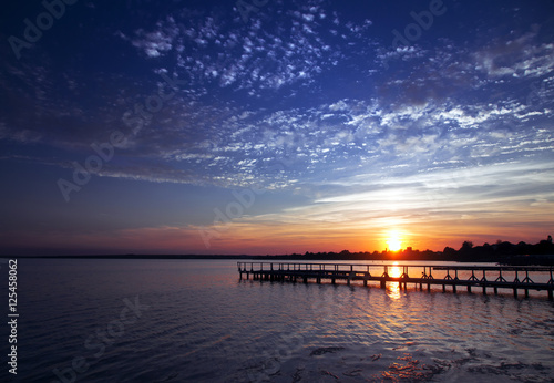 seaside sunset