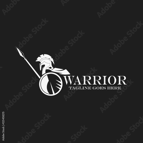 Warrior logo template