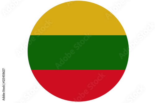 Lithuania flag  Lithuania national flag illustration symbol.